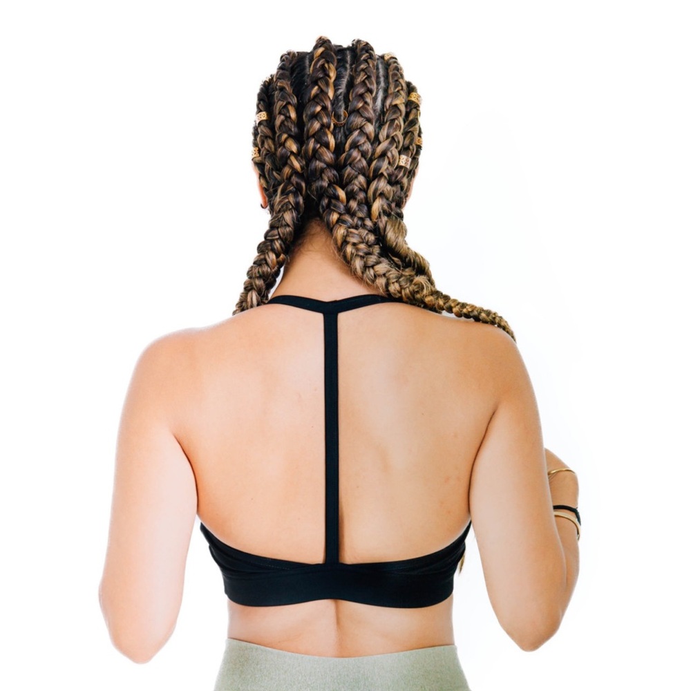 Black Women's Sports Bra